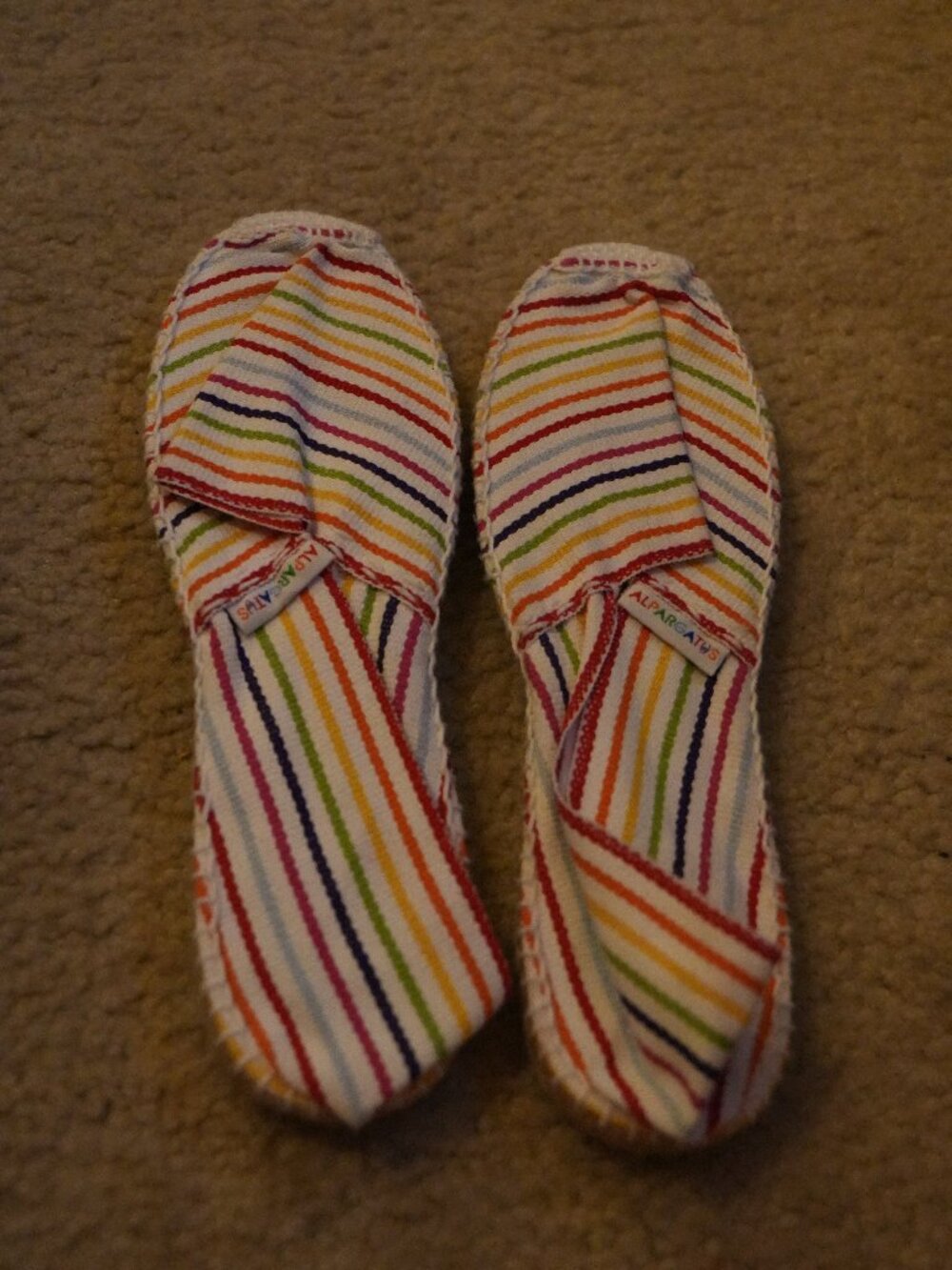Alpargatus Spanish Jute Flat Espadrilles Slip On Shoes Size 41 / US 10